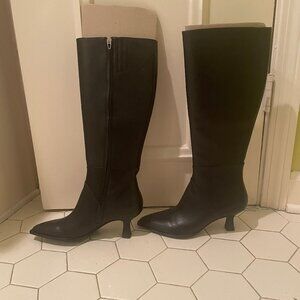 Dolce Vita Ashton black leather boots, size 8